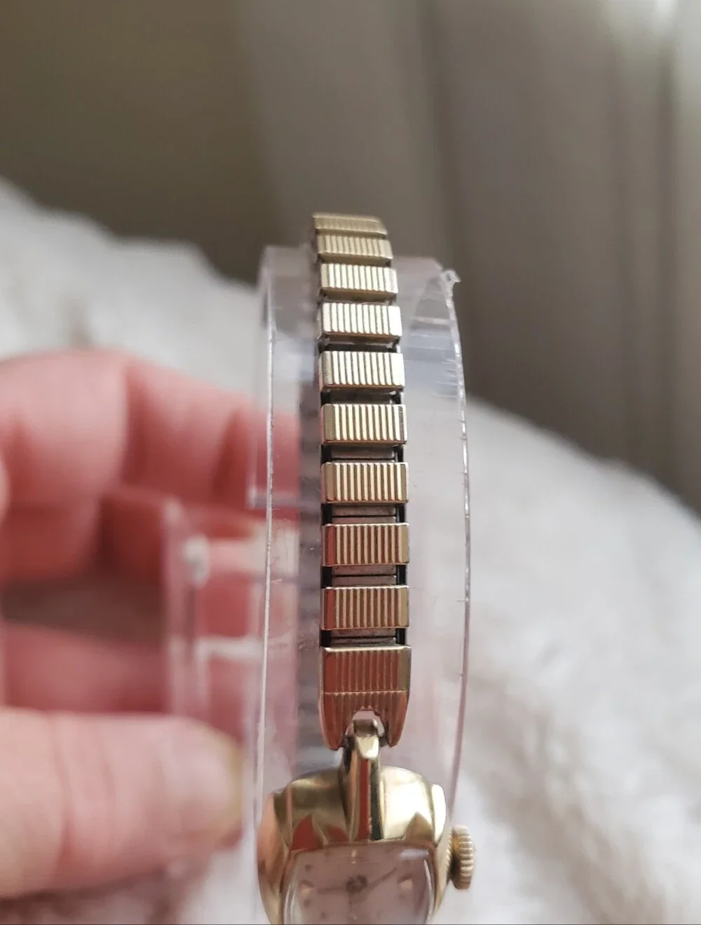 Vintage Hamilton Ladies Mechanical Watch 10K RGP Gold Filled Runs Mid-Century